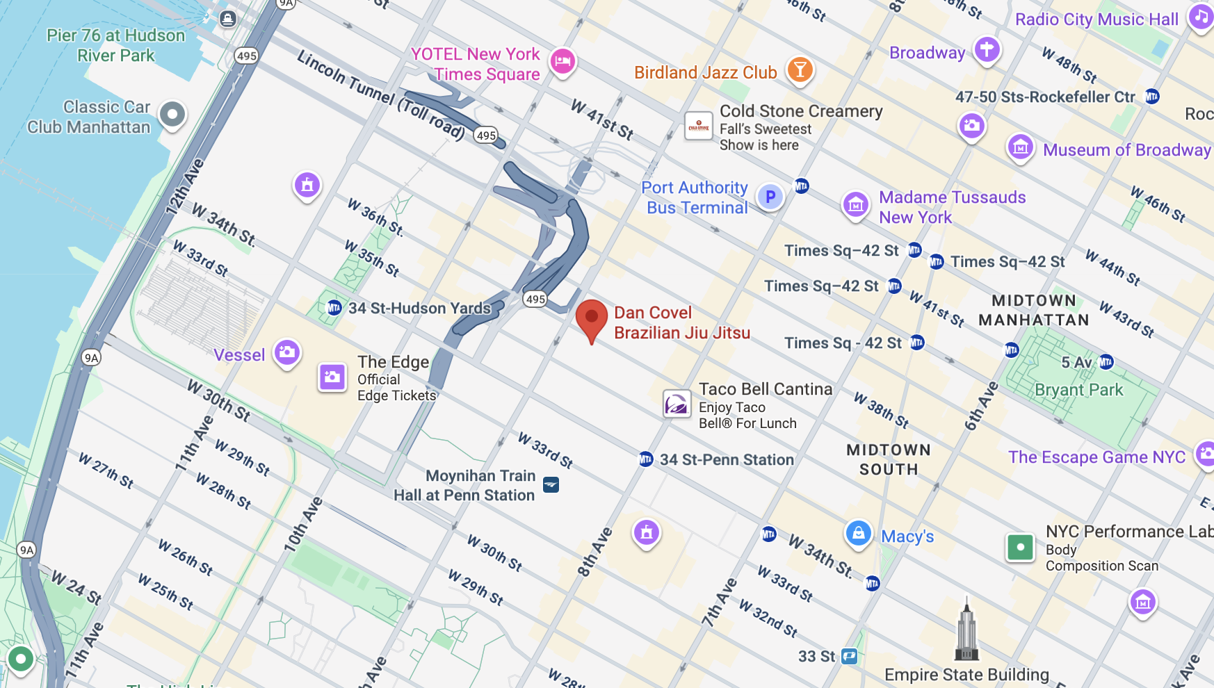 Dan Covel Jiu Jitsu Academy New York Location